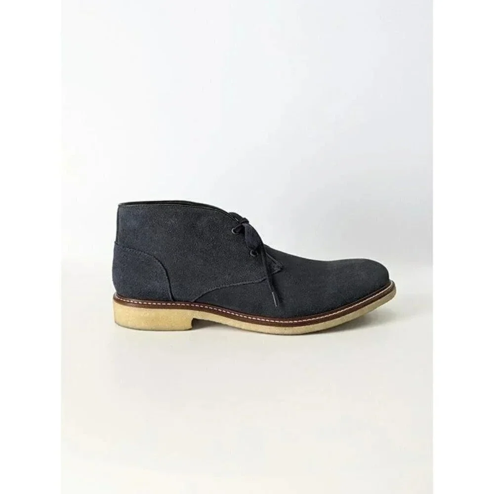 The Men's Store Bloomingdale's Chukka Boot Navy Suede Size 8 (MSRP $180) - Picture 2 of 9